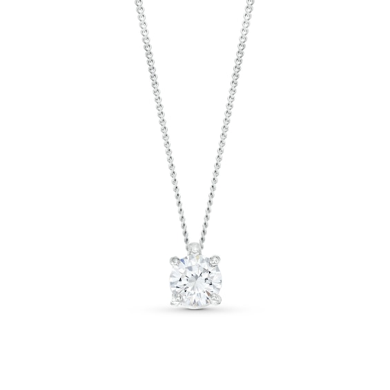 CT. Certified Diamond Solitaire Pendant in 14K Gold (J/I3) – 19