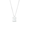 Thumbnail Image 1 of 1.00 CT. Certified Diamond Solitaire Pendant in 14K White Gold (J/I3) – 19&quot;