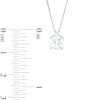 Thumbnail Image 3 of 1.00 CT. Certified Diamond Solitaire Pendant in 14K White Gold (J/I3) – 19&quot;