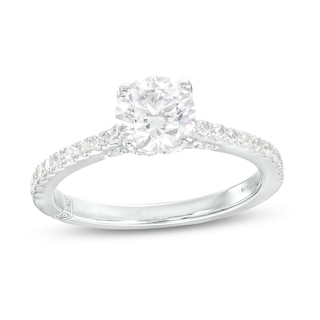 Monique Lhuillier Bliss 1.37 CT. T.W. Diamond Engagement Ring in 18K White Gold