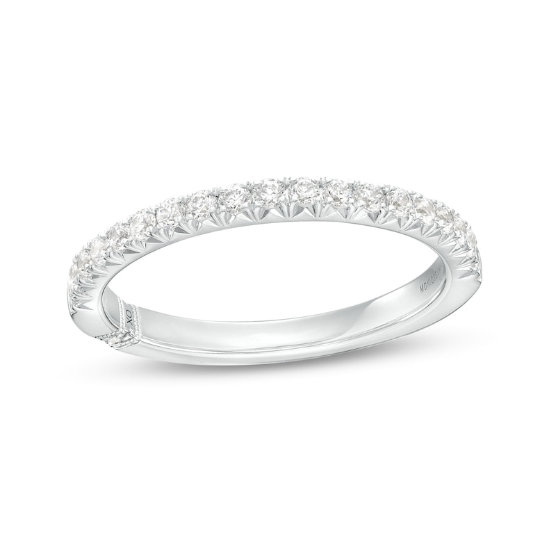 Monique Lhuillier Bliss 0.29 CT. T.W. Diamond Anniversary Band in 18K White Gold|Peoples Jewellers