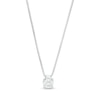 Thumbnail Image 0 of 0.33 CT. Certified Lab-Created Diamond Solitaire Pendant in 14K White Gold (F/SI2)