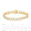 Thumbnail Image 3 of 2.01 CT. T.W. Certified Lab-Created Diamond Alternating Circle Link Bracelet in 14K Gold (F/SI2)