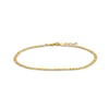 Thumbnail Image 0 of 3.0mm Figaro Chain Anklet in Solid 10K Gold - 10"