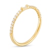 Thumbnail Image 2 of 0.18 CT. T.W. Baguette and Round Diamond Anniversary Band in 10K Gold