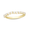 0.50 CT. T.W. Certified Lab-Created Diamond Scallop Edge Anniversary Band in 14K Gold