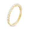 Thumbnail Image 2 of 0.50 CT. T.W. Certified Lab-Created Diamond Scallop Edge Anniversary Band in 14K Gold