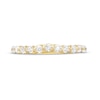 Thumbnail Image 4 of 0.50 CT. T.W. Certified Lab-Created Diamond Scallop Edge Anniversary Band in 14K Gold