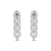 0.25 CT. T.W. Diamond Multi-Link U-Hoop Earrings in 10K Gold