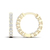 Thumbnail Image 1 of 1.00 CT. T.W. Diamond Inside-Out Hoop Earrings in 10K Gold