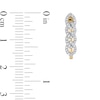 Thumbnail Image 3 of 0.25 CT. T.W. Diamond Multi-Link U-Hoop Earrings in 10K Gold