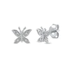 Thumbnail Image 0 of Diamond Accent Butterfly Stud Earrings in 10K White Gold