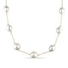 Thumbnail Image 0 of 11.0-13.0mm South Sea Cultured Pearl Bead Station Necklace in 14K Gold