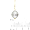 Thumbnail Image 1 of 11.0-13.0mm South Sea Cultured Pearl Bead Station Necklace in 14K Gold