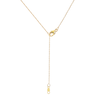 0.13 CT. T.W. Diamond Infinity Heart Lariat-Style Necklace in Sterling Silver with 14K Gold Plate - 19"