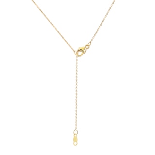 0.13 CT. T.W. Diamond Infinity Heart Lariat-Style Necklace in Sterling Silver with 14K Gold Plate - 19"