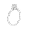 Celebration Infinite™ Canadian Certified Centre Diamond 0.69 CT. T.W. Tilted Frame Engagement Ring in 14K White Gold