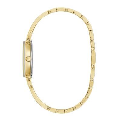 Ladies' Marc Anthony Modern Diamond Accent Gold-Tone Bangle Watch with Champagne Dial (Model: 97P164)