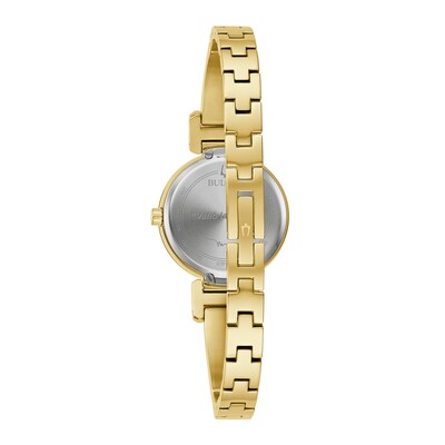 Ladies' Marc Anthony Modern Diamond Accent Gold-Tone Bangle Watch with Champagne Dial (Model: 97P164)