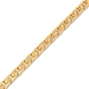 Thumbnail Image 1 of Men's 6.5mm Flat Mariner Chain Necklace in Solid Stainless Steel  with Yellow IP - 24"