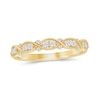 0.25 CT. T.W. Diamond Vintage-Style Anniversary Band in 10K Gold