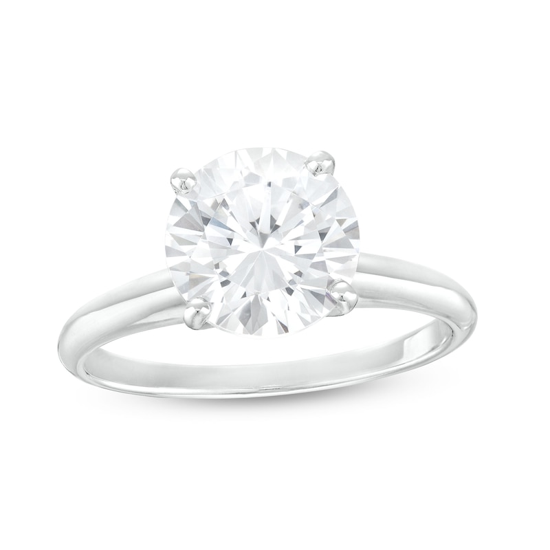 2.50 CT. Certified Lab-Created Diamond Solitaire Engagement Ring in 14K White Gold (F/SI2)
