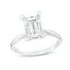 Thumbnail Image 0 of 3.00 CT. Certified Emerald-Cut Lab-Created Diamond Solitaire Engagement Ring in 14K White Gold (F/SI2)