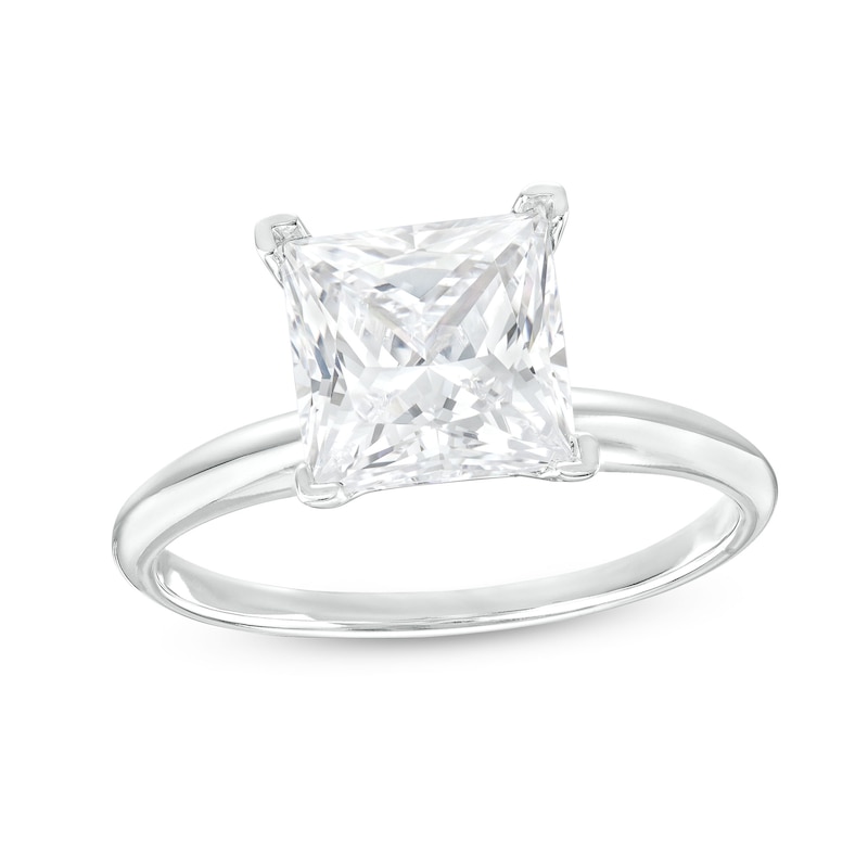 2.50 CT. Certified Princess-Cut Lab-Created Diamond Solitaire Engagement Ring in 14K Gold (F/SI2)|Peoples Jewellers