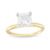 Thumbnail Image 1 of 2.50 CT. Certified Princess-Cut Lab-Created Diamond Solitaire Engagement Ring in 14K Gold (F/SI2)