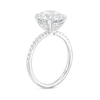 Thumbnail Image 2 of 3.25 CT. T.W. Certified Lab-Created Diamond Engagement Ring in 14K White Gold (F/SI2)