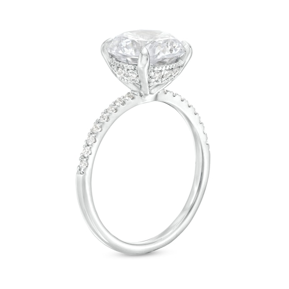 3.25 CT. T.W. Certified Lab-Created Diamond Engagement Ring in 14K Gold (F/SI2