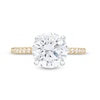 Thumbnail Image 4 of 3.25 CT. T.W. Certified Lab-Created Diamond Engagement Ring in 14K Gold (F/SI2)