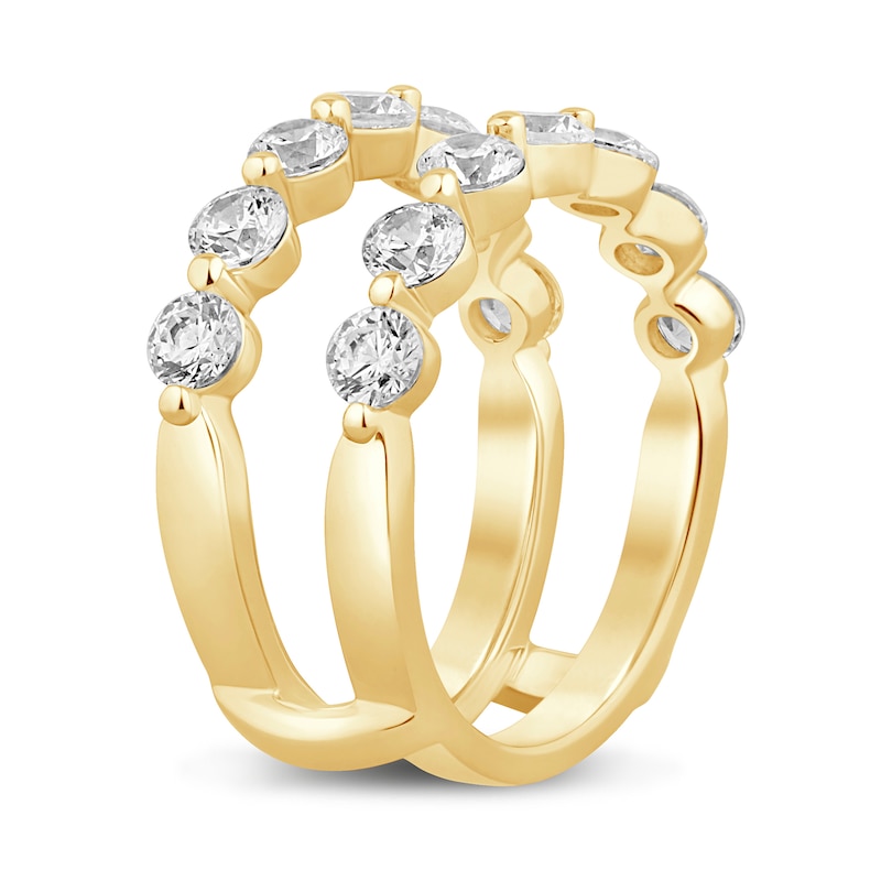 1.95 CT. T.W. Certified Lab-Created Diamond Solitaire Enhancer in 14K Gold (F/VS2)