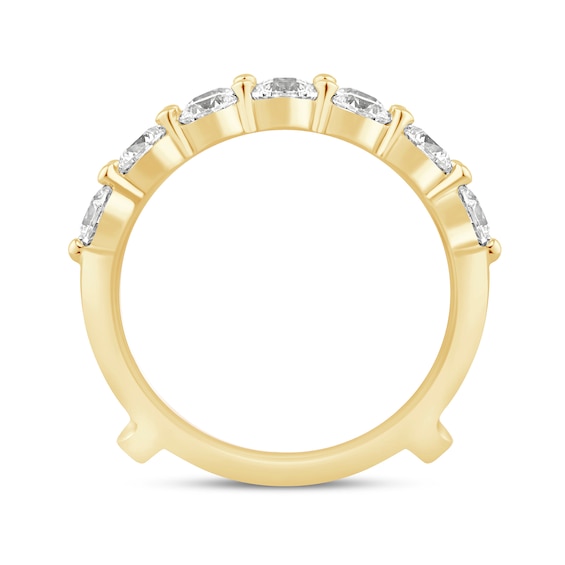 1.95 CT. T.W. Certified Lab-Created Diamond Solitaire Enhancer in 14K Gold (F/VS2)