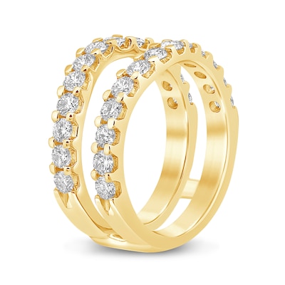 1.45 CT. T.W. Certified Lab-Created Diamond Contour Solitaire Enhancer in 14K Gold (F/VS2)