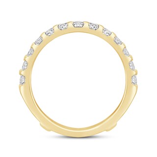 1.45 CT. T.W. Certified Lab-Created Diamond Contour Solitaire Enhancer in 14K Gold (F/VS2)