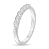 0.05 CT. T.W. Diamond Cascading Vintage-Style Band in 10K White Gold