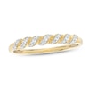 0.05 CT. T.W. Diamond Twist Vintage-Style Anniversary Band in 10K Gold