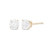 Thumbnail Image 0 of 0.60 CT. T.W. Diamond Solitaire Stud Earrings in 10K Gold (I/I3)