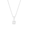 Thumbnail Image 1 of 0.18 CT. Diamond Solitaire Pendant in 10K White Gold (I/I3)