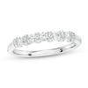 Thumbnail Image 0 of 0.50 CT. T.W. Diamond Alternating Anniversary Band in 10K White Gold