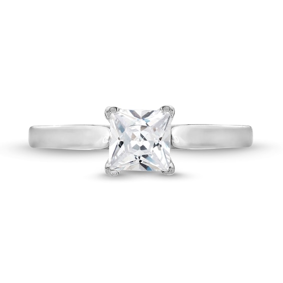 CT. Princess-Cut Diamond Solitaire Engagement Ring in Platinum (I/I2