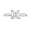 Thumbnail Image 4 of 0.95 CT. Princess-Cut Diamond Solitaire Engagement Ring in Platinum (I/I2)