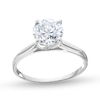 Thumbnail Image 1 of 1.45 CT. Diamond Solitaire Tapered Shank Engagement Ring in Platinum (I/I2)