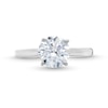 Thumbnail Image 4 of 1.45 CT. Diamond Solitaire Tapered Shank Engagement Ring in Platinum (I/I2)