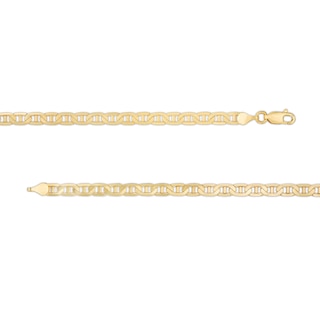 Men's 4.2mm Mariner Chain Bracelet in Solid 10K Gold - 8.25"