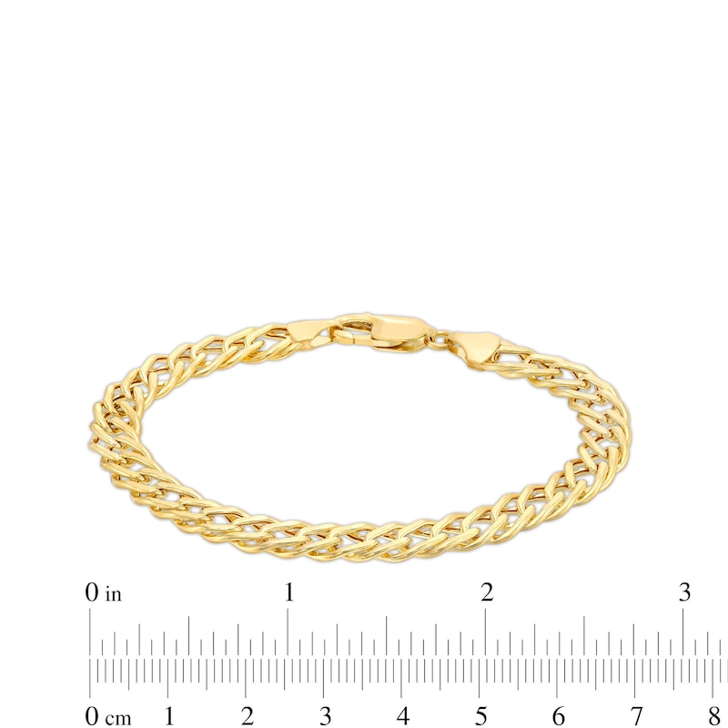 7.5mm Curb Chain Bracelet in Hollow 10K Gold - 7.5"