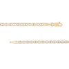 Thumbnail Image 2 of 3.1mm Diamond-Cut Valentino Chain Necklace in 18K Tri-Tone Gold - 18"