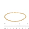 Thumbnail Image 3 of Men's 3.8mm Curb Chain Bracelet in Hollow 18K Gold - 8.25"