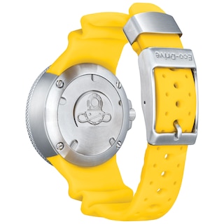 Men’s Citizen Eco-Drive® Promaster Sea Yellow Strap Watch with Blue Dial (Model: BJ8058-06L)